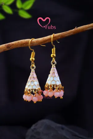 Beaded Cone Elegance Earring