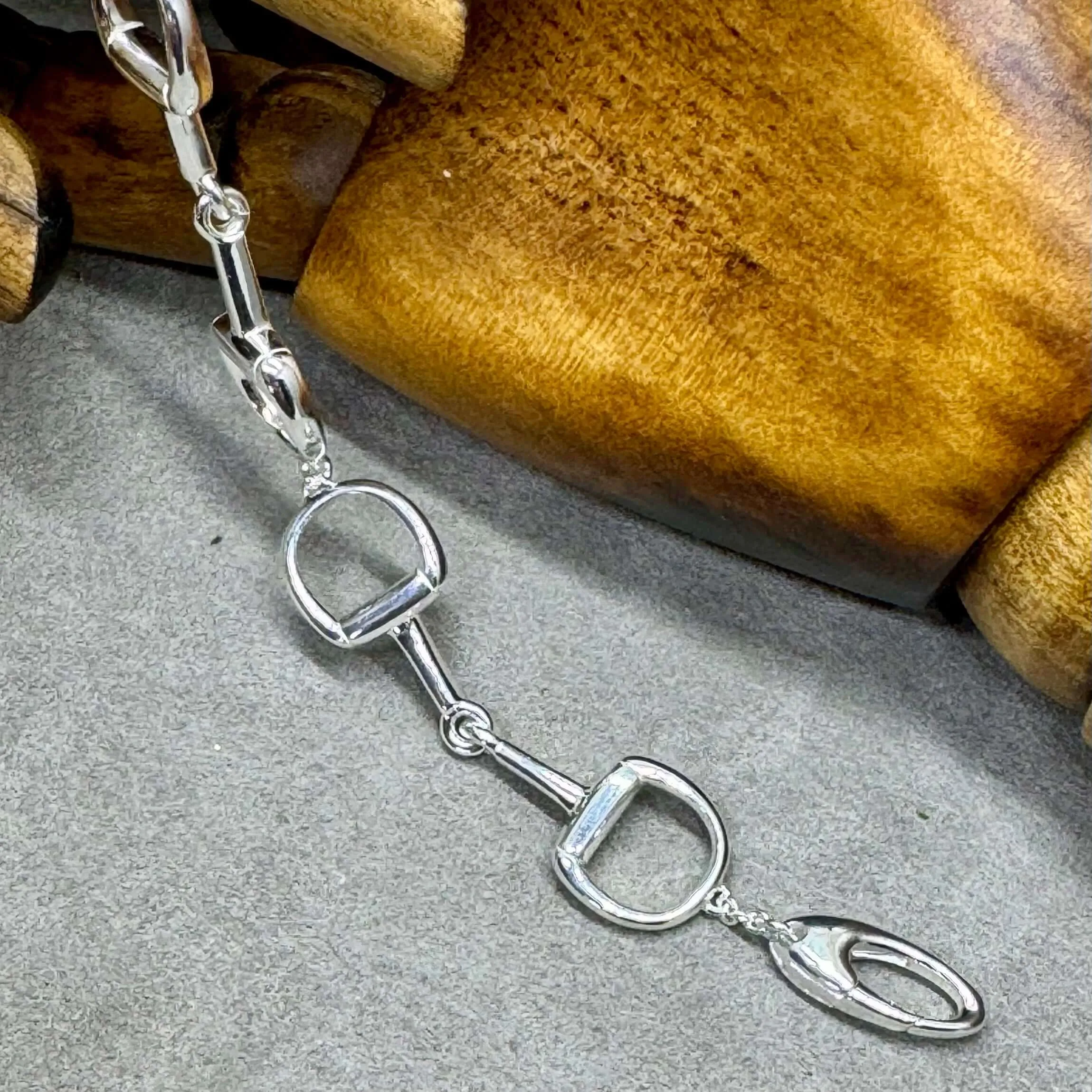 Classic Sterling Silver Snaffle Bracelet