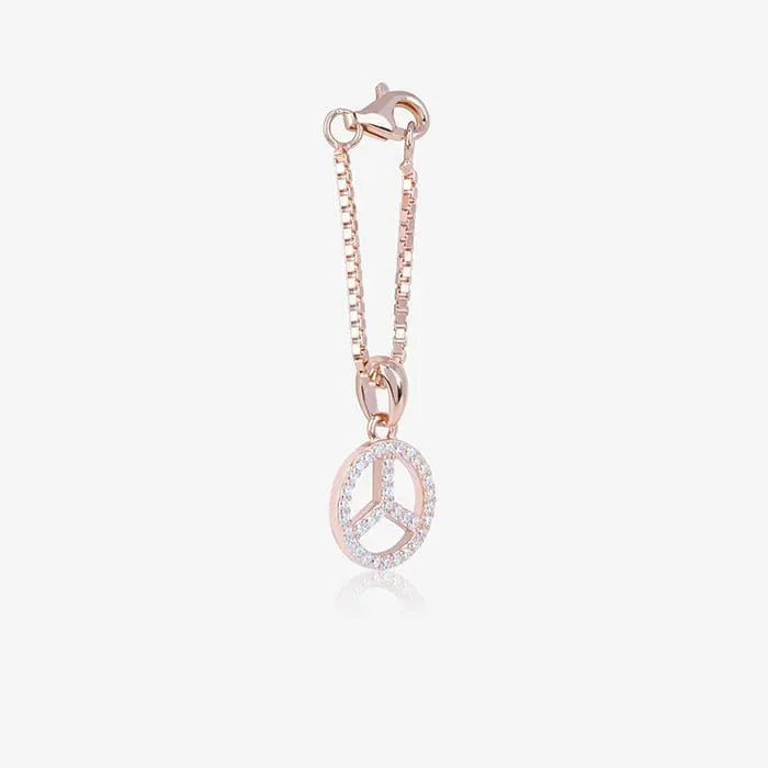 Crystle Peace Charm