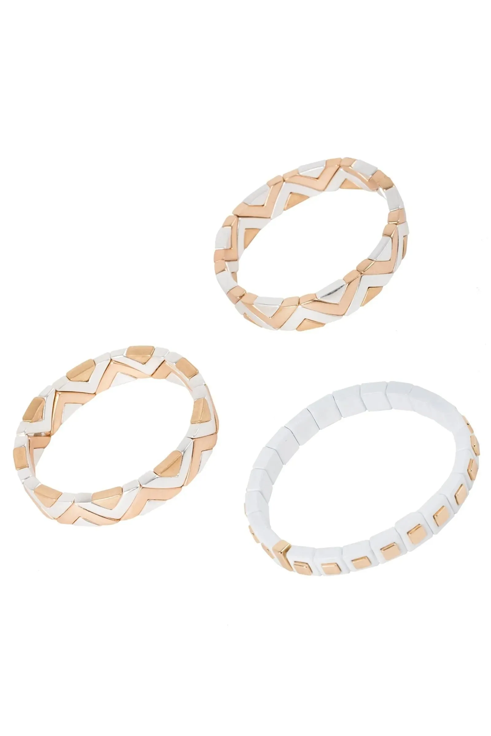 Geometric Shine Bracelet Set