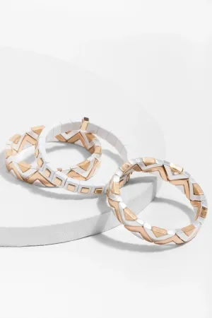 Geometric Shine Bracelet Set