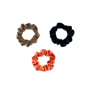 Glamping Velvet Scrunchies 3-Pack