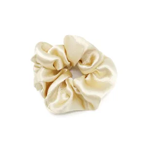 high glossy satin scrunchies medium scrunchie hair elastic women accessory