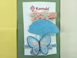 Kamule  Embroidered Applique hair clips/ Crochet Appliques hair clips