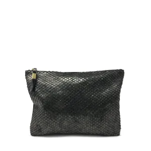 Metallic Cobra Bronze Medium Pouch