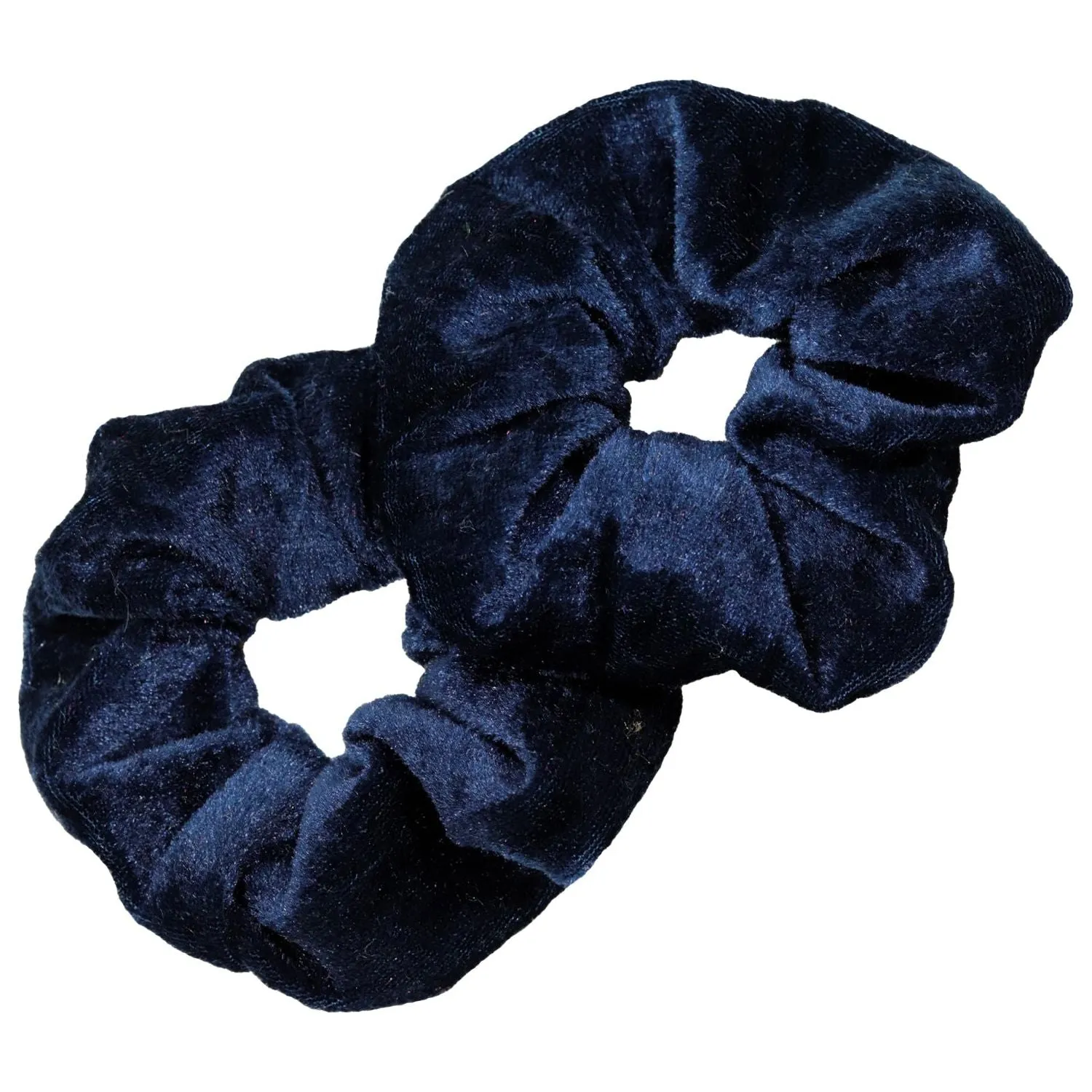 Navy Velvet Scrunchies - 2 Pack