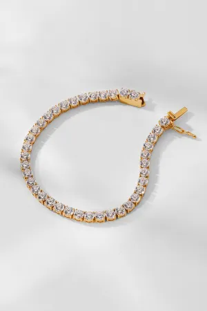 PERFECT TENNIS 4MM CZ 6.5 BRACELET