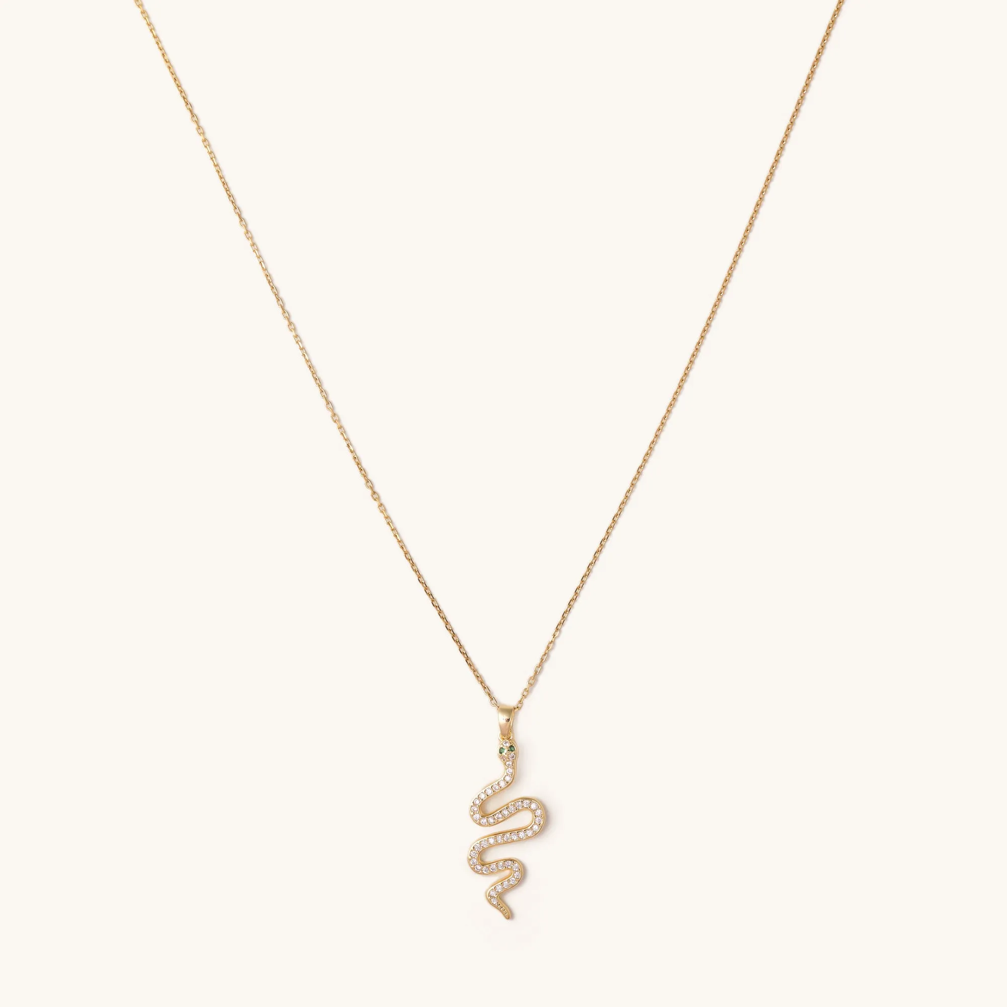 Shimmering Snake Adjustable Necklace