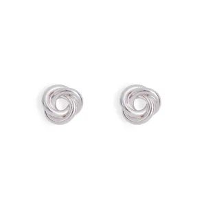 Silver Knot Earrings