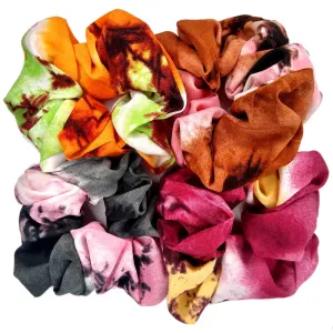 Soft Focus Large Floral Scrunchies