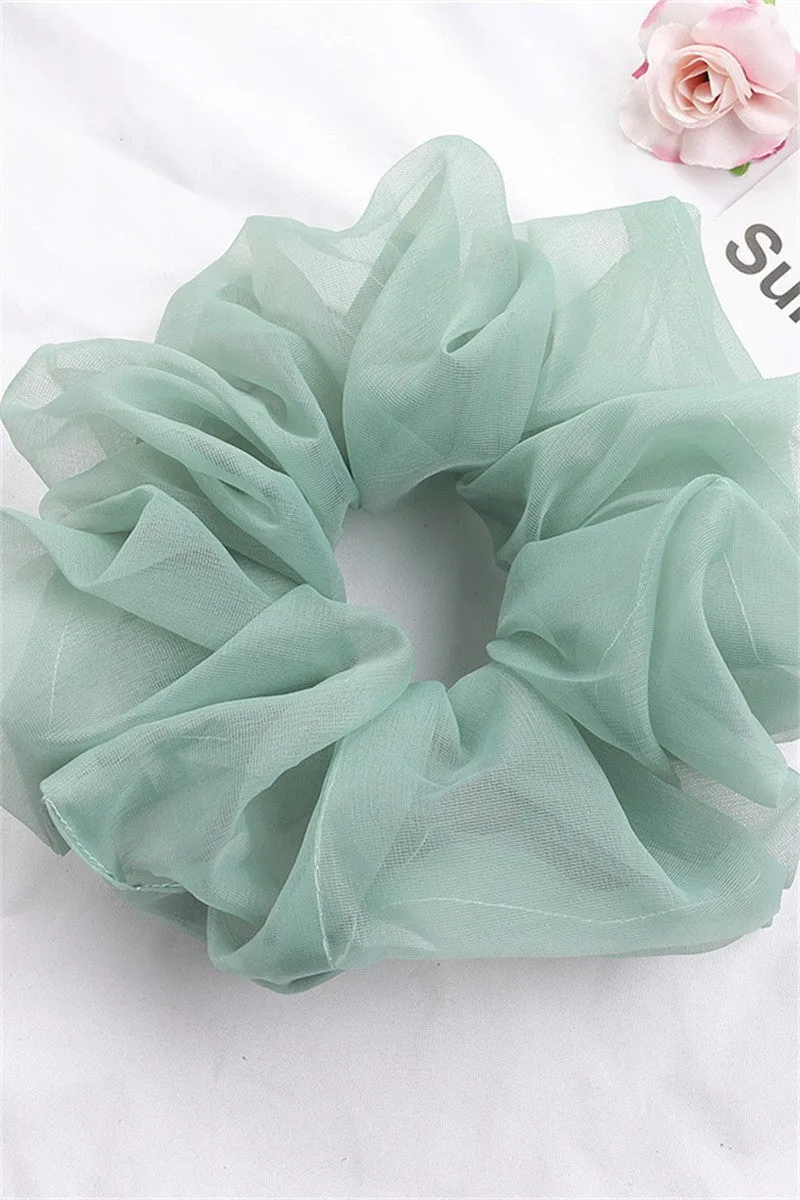 SOFT RUFFLE SCRUNCHIES